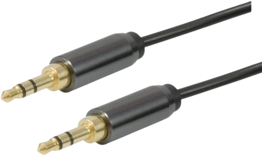A 3.5mm male to male audio cable